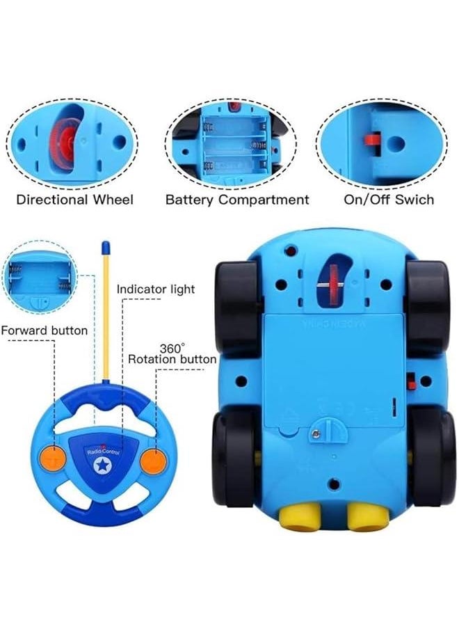 MIXDE Remote Control Car for Toddlers - Toys for 2-4 Year Old Boys & Girls -Toddler Toys for Boys & Girls Birthday Gifts (Blue)  - Image 4