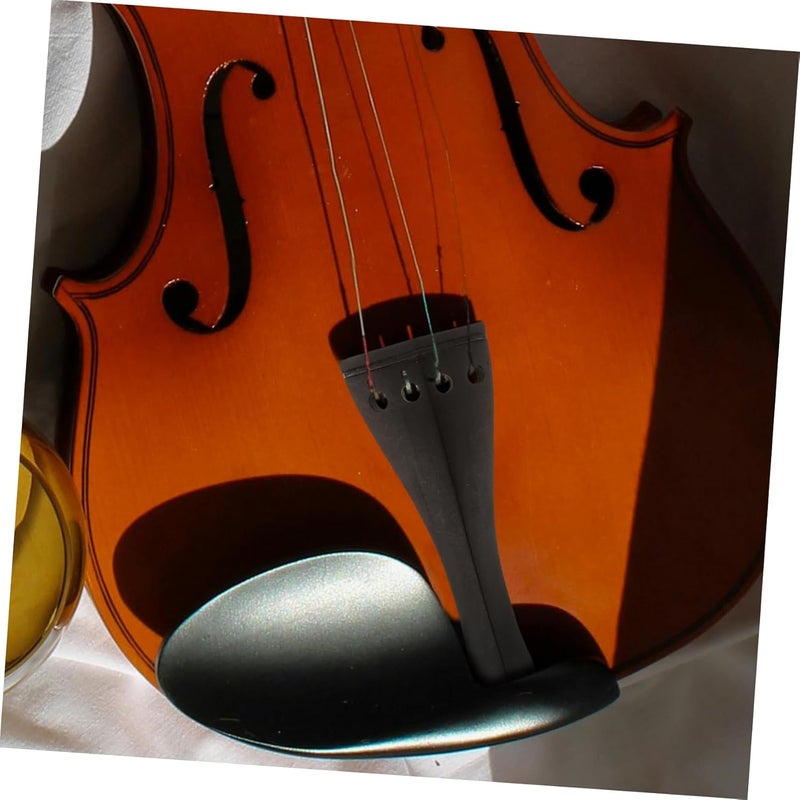 Abaodam Wooden Violin Tailpiece Replacement Enhance Sound with String Board Stylish Upgrade for Violin Durable Wooden Construction for Violinists - Image 3