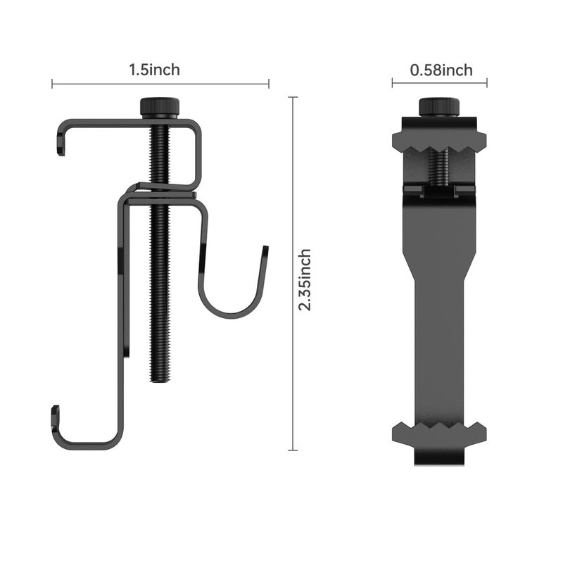 Elrswy Brick Hanger Brick Hooks Brick Clips For Hanging Pictures No Drill No Holes Stainless Steel Black 6 Pack - Image 5