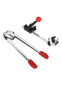 Manual Strapping Machine Sealer And Tensioner Set Silver/Red/Black 37.5 x 8 12centimeter