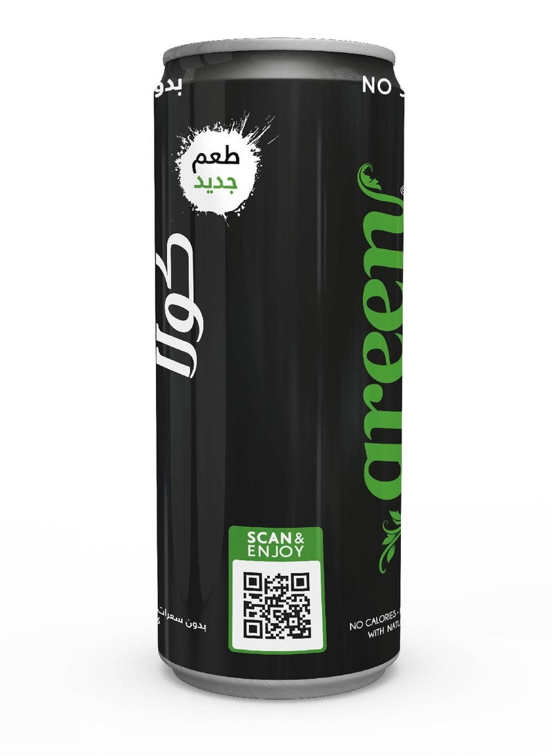 Green Cola Soft Drink Can 330ml  - Image 3