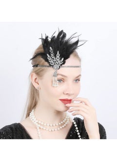 1920'S Flapper Feather Headband Art Deco Great Gatsby Headpiece Inspired Leaf Medallion Pearl Headband Bride Wedding Headdress Rhinestones Flapper Feather Hair Accessory For Women And Girls - pzsku/ZCA671135EBDDCEDE0E50Z/45/_/1734183107/429c0bbe-ac6d-48b4-8339-a4f04de56247