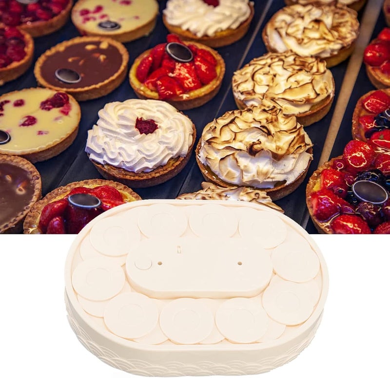 Estink آلة السوشي الدوارة طاولة دوارة أوتوماتيكية حامل عرض سوشي مصغر للحلويات في المنزل مطبخ صينية متأرجحة دوارة للسوشي والحلويات وكعك الزفاف وحفلات عيد الميلاد والعطلات - Image 2