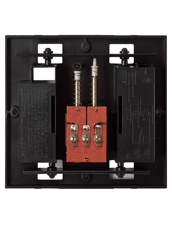 Newhouse Hardware CHIMEBASE2 Door Bell Chime Mechanism Assembly, Fits Most Nutone Models, 6.75” L x 4.75” W x 1.75” H, Black - Image 1