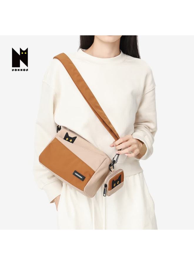 Noxxon Shoulder Bag Unique Design Canvas Bag Style Commuter Underarm Bag Casual Backpack Lightweight Crossbody Bag Autumn Winter - Image 2