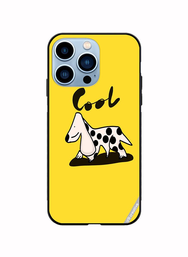 VR CREATIVE Protective Case Cover For Apple iPhone 14 Pro Cool Dog Design Multicolour - Image 1