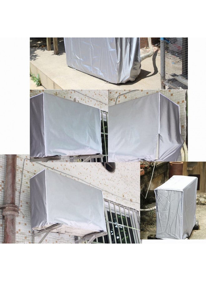 Zerodis Outdoor Air Conditioner Cover Waterproof Air Conditioner Dust Cover for Home (#3 94 * 40 * 73cm) - Image 1