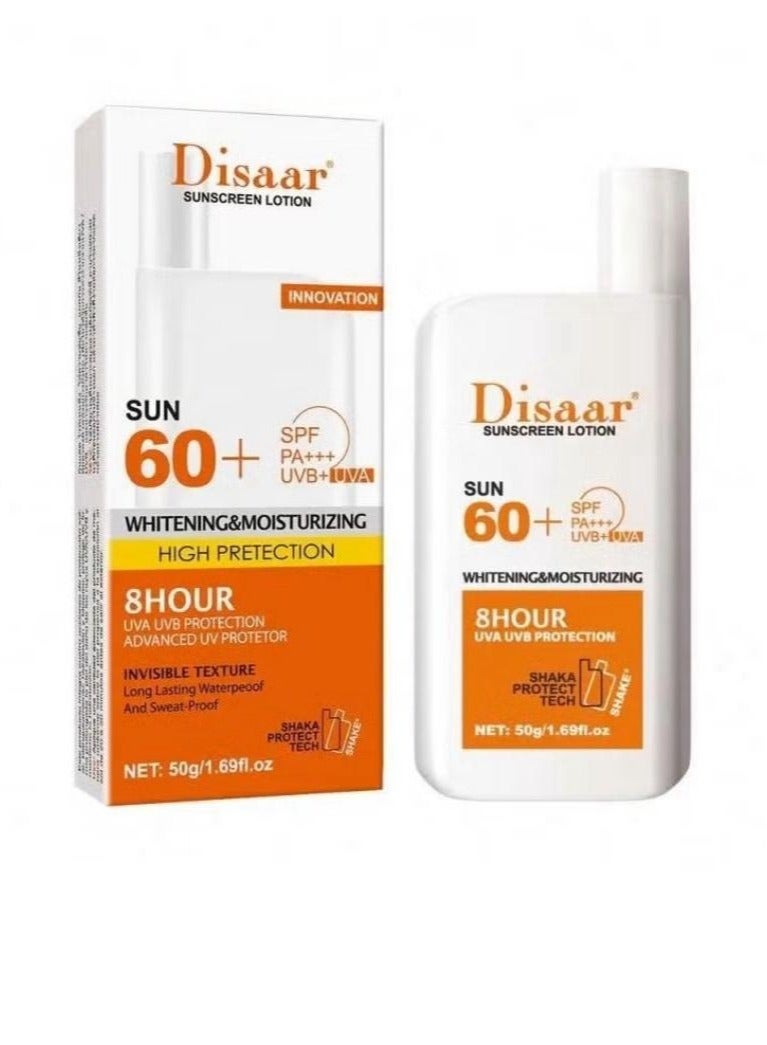 Disaar Sunscreen Whitening And Skin Moisturizer SPF 60 50 grams - Image 1