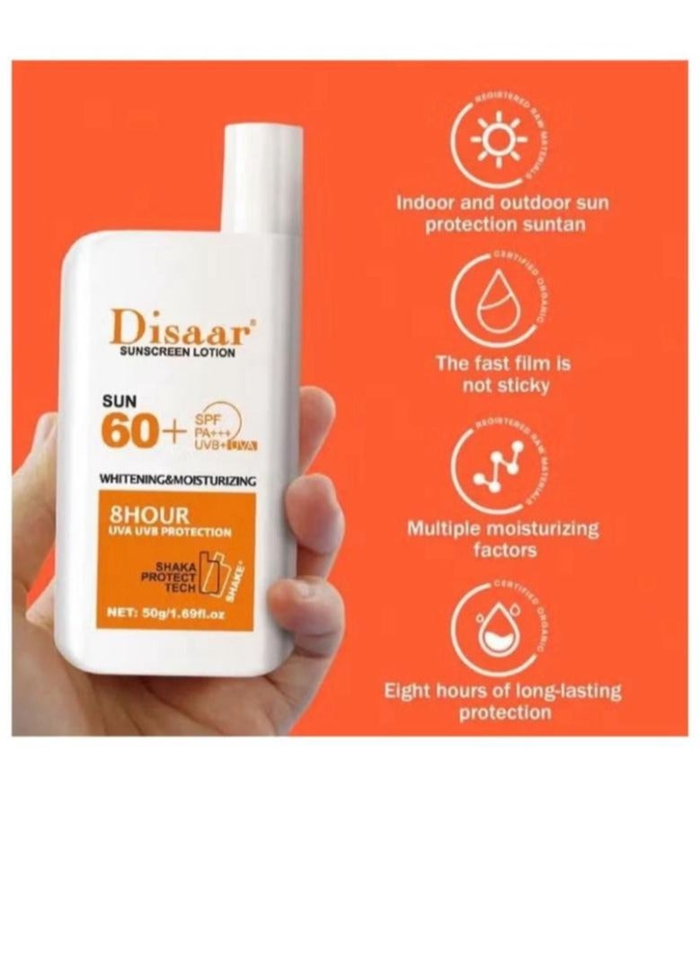 Disaar Sunscreen Whitening And Skin Moisturizer SPF 60 50 grams - Image 3