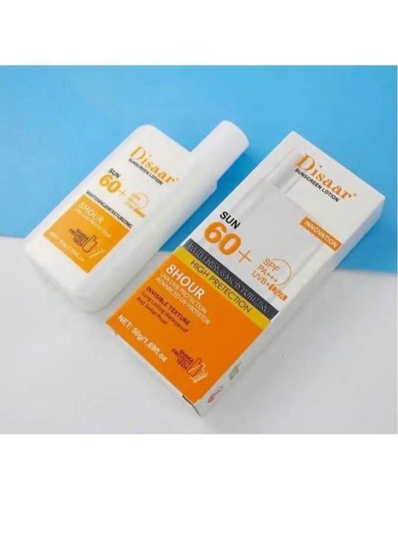 Disaar Sunscreen Whitening And Skin Moisturizer SPF 60 50 grams - Image 4