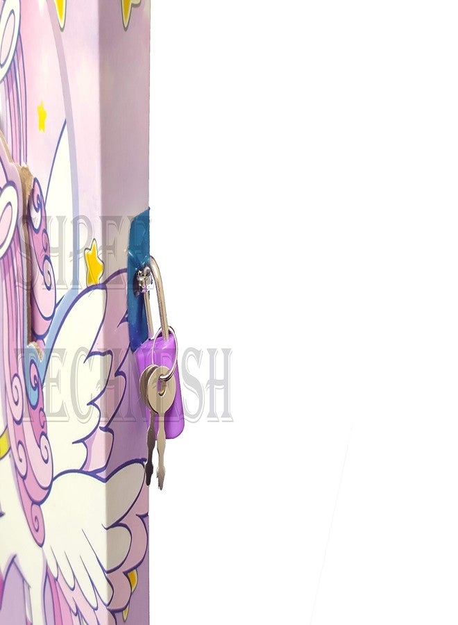TECHNOCHITRA Unicorn Lock Diary with Gel Pen for Girls, Kids Unicorn Diary Gift Set - Image 2