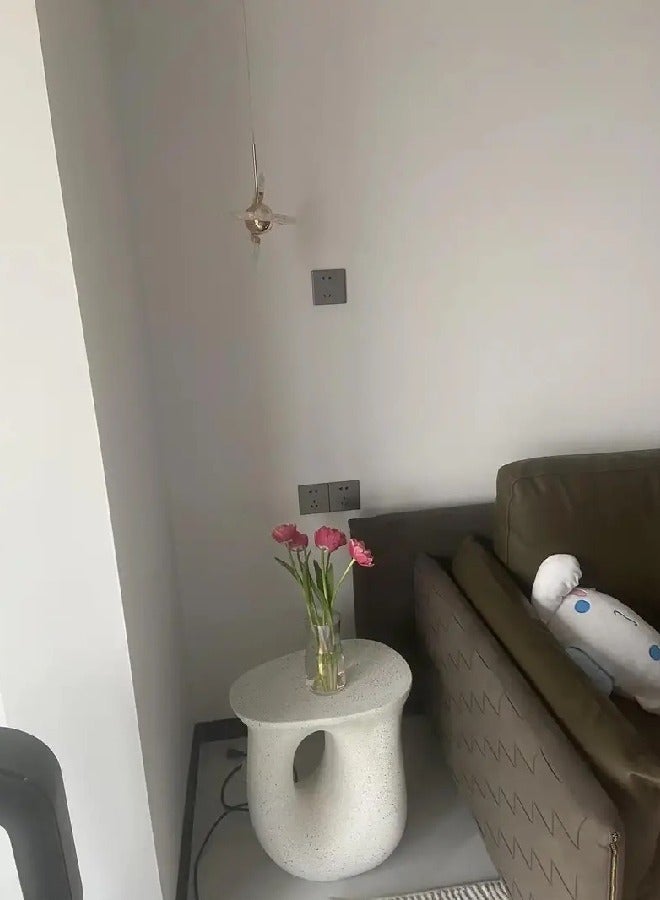 رافين متعددة الوظائف الحديثة تصميم فريد الصلبة وقوية طاولة جانبية غرفة المعيشة طاولة القهوة السلس مصقول نهاية الجدول أثاث المكاتب المنزلية 42x28x45 سم (مجمعة بالكامل) - Image 4