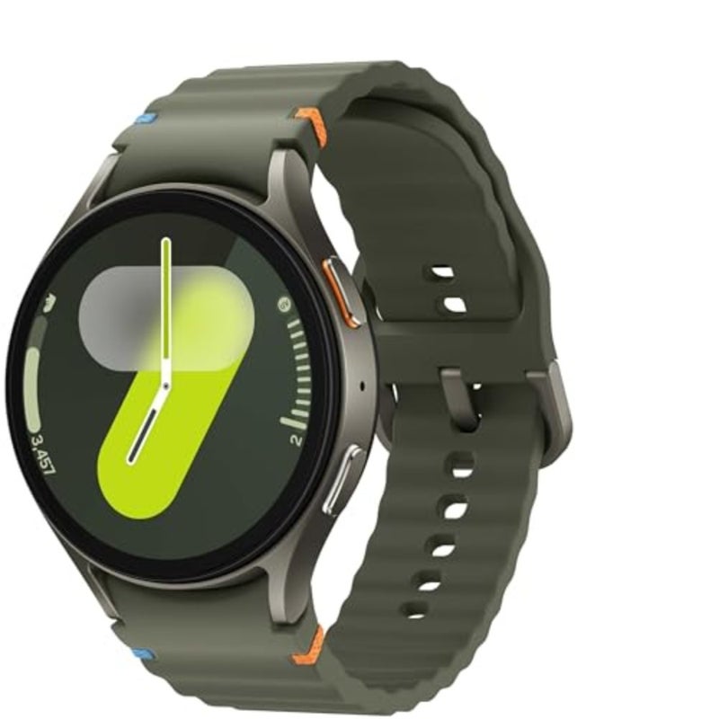 ساعة Galaxy Watch 7 مقاس 44 ملم بتقنية الذكاء الاصطناعي مع شاشة AMOLED مقاس 1.5 بوصة، نظام التشغيل Wear 5، LTE، شبكة Wi-Fi، بلوتوث، معدل ضربات القلب، توقف التنفس أثناء النوم ونظام تحديد المواقع العالمي لتتبع اللياقة البدنية، الطراز الدولي L315 مع شاحن سريع، أخضر عالمي - Image 2