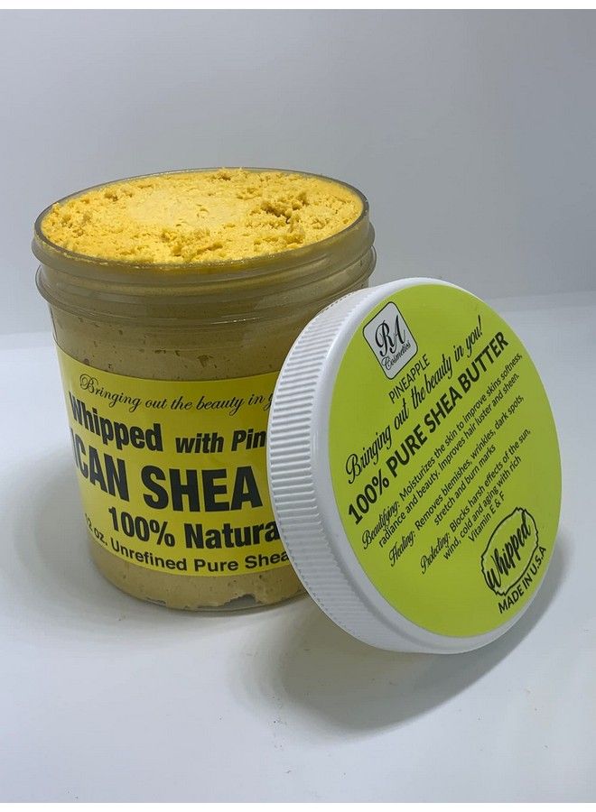 RA COSMETICS 100% African Shea Butter Whipped Pineapple - Image 3
