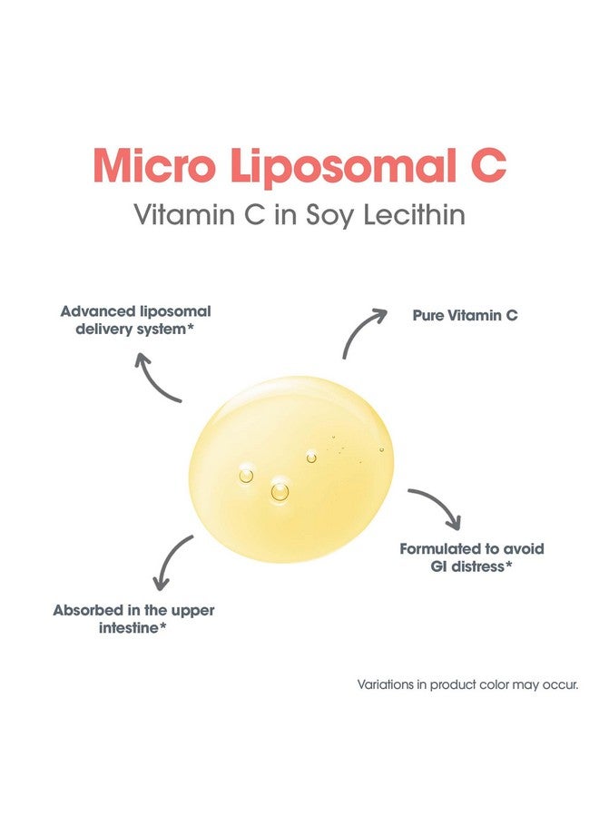 Allergy Research Group Micro Liposomal C 1000mg Supplement - Liquid Vitamin C, Sunflower Phospholipids, Sodium Ascorbate, Organic, Bioavailable, Non-GMO - 4 Fl Oz - Image 5
