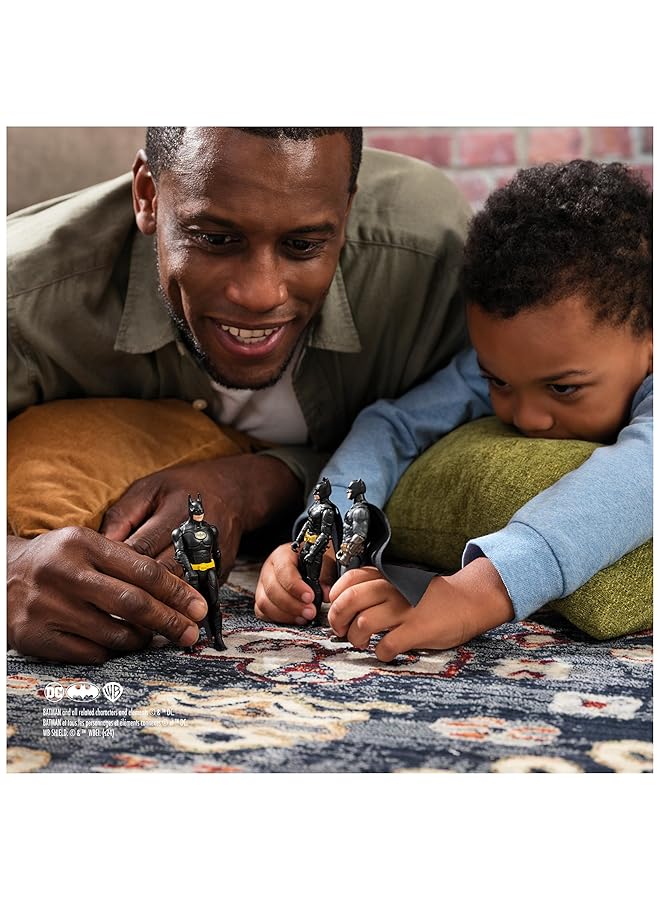 DC Comics Kids Toy Batman 85Th Anniversary 4 Inch Action Figure 3 Pack - Image 5