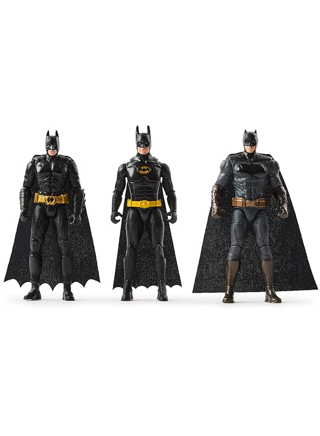 DC Comics Kids Toy Batman 85Th Anniversary 4 Inch Action Figure 3 Pack - Image 1