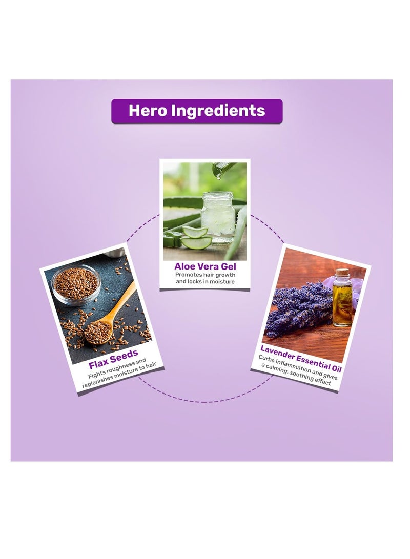 ENN Re Flax Flax Seed Hair Styling Gel 3 in 1 Keratin Boost  Redefines Unruly And Dry Hair Improving Hair Elasticity  Frizz free  Hair growth  Flax seed Omega 3  Natural  All Hair Type 100 ml - Image 4