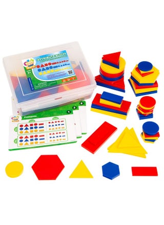 Kids First Math Attribute Blocks Math Kit With Activity Cards Develop Skills In Logical Thinking Classifying Comparing Visual Handson Math For Athome Or Classroom Learning Ages 3+ - pzsku/ZCA67E27135C0BE5CD433Z/45/_/1710318245/65244f1c-291f-4263-8c8f-e7a0f2916cb4