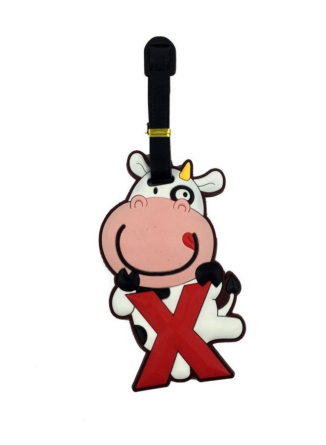 جو هوكد بطاقة تعريف للأمتعة من جو هوكد مع اسم | بطاقة تعريف للسفر | بطاقات تعريف للأمتعة | بطاقات تعريف للأمتعة للرحلات الجوية | 10 × 0.5 × 6 سم | 50 غرام | مطاط | متعدد الألوان | حرف X - Image 2