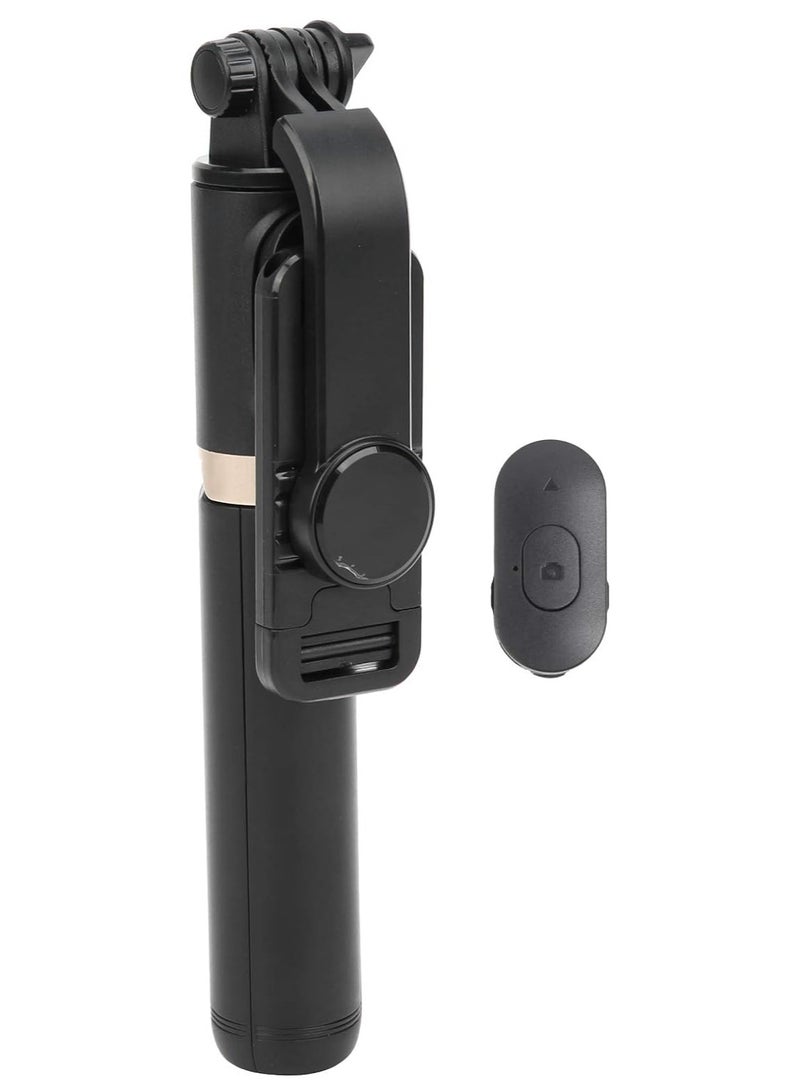 Q03 Selfie Stick Tripod Extendable Stand with Bluetooth Remote and Fill Light - Image 1