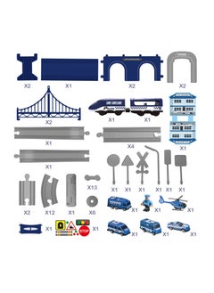 Generic Electric Train Toys Sets for Boys, 66Pcs Battery Operated Train Set with Tracks Magnetic Connection, DIY Rail Car Children's Toys Puzzle Assembling Building Blocks Track Magnetic Train Theme Set  - Image 5