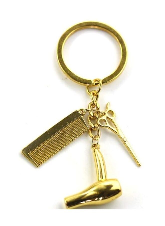NIBEMINENT Hairstylist Scissors Shaped Key Chain - Image 1