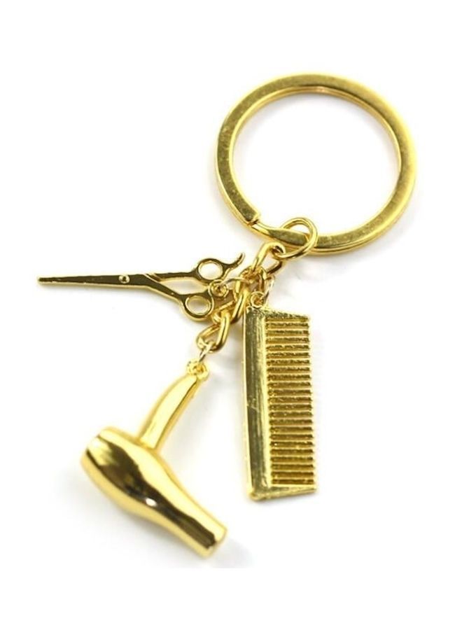 NIBEMINENT Hairstylist Scissors Shaped Key Chain - Image 2