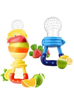 BabyGo Organic Baby'S Bpa Free Silicone Nipple Food Nibbler For Fruits (Multicolor)  - Image 1