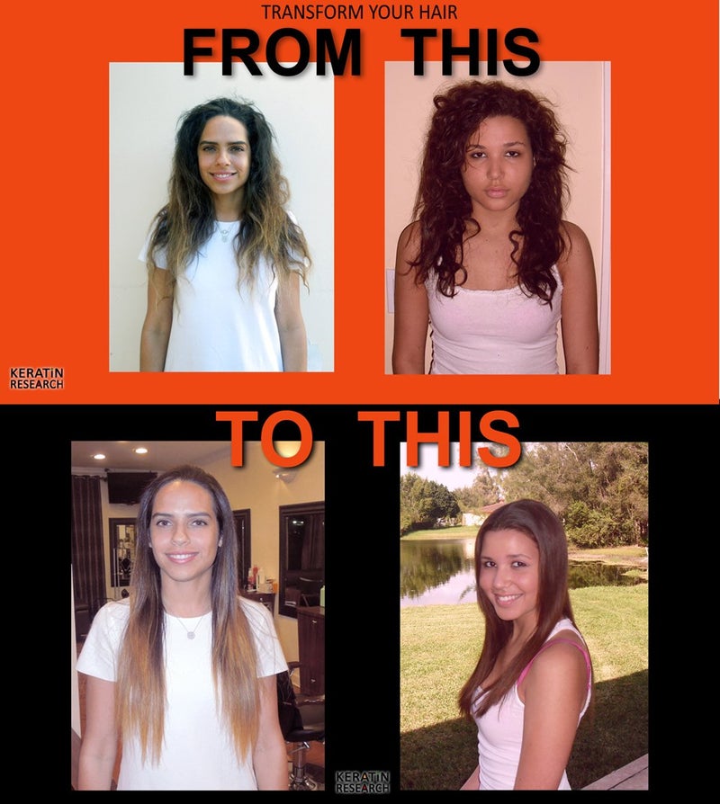 KERATIN RESEARCH Forte Keratin Brazilian Keratin Hair Blowout Treatment with Moroccan Argan Oil, Extra Strength, 4 Bottles, 1000ml, Unscented, Argan Oil Infused & Sulfate Free, Curly, Coily - Image 4