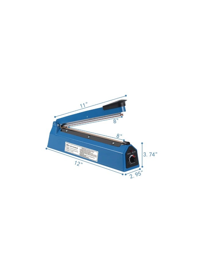 Kalon Heat Sealing Machine 200mm Plastic Belt Sealer Machine Hand Sealer Machine  for Plastic Bags PE  Packet Pouch Bag Polybag PP Bags  - Image 2