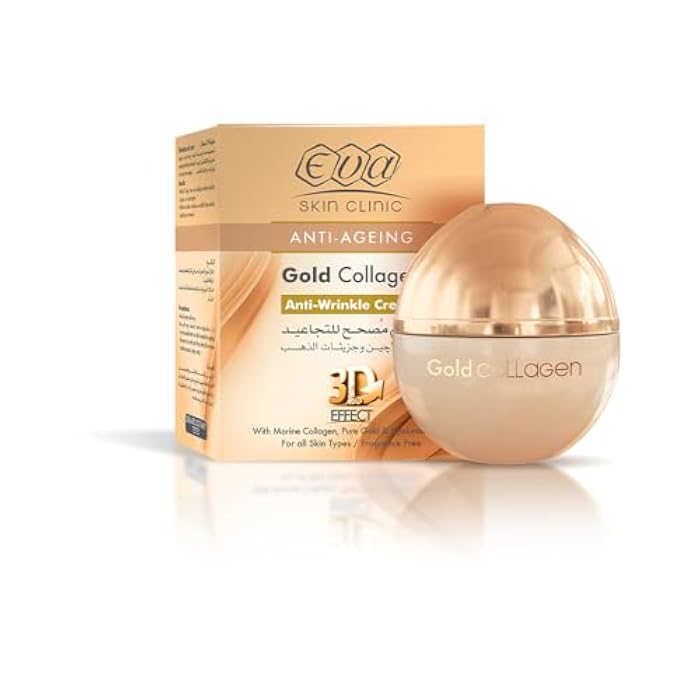 Eva Skin Clinic Anti-Ageing Gold Collagen Anti-Wrinkle Cream 50 ml - Image 1