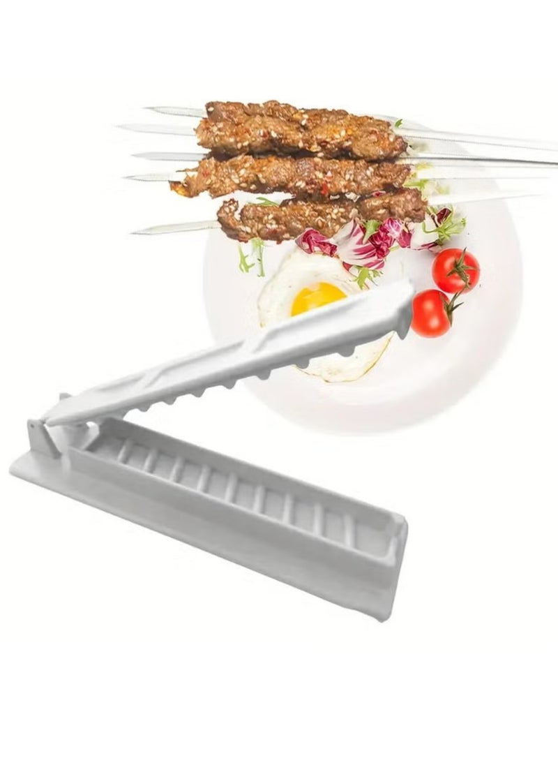 Aijmil New Single-Row Kebab Grill: Portable, Reusable, and Versatile for Home and Outdoor Grilling Needs  - Image 1