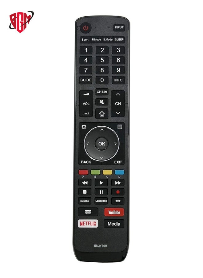 بي جي إم - En3y39H Hisense 4K Uled HDR TV - تم استبداله عن بُعد لـ Hisense TV H43AE6400 H50AE6400 H55AE6400 H65AE6400 H43A6550 H50A6550 H55A6550 H65U9A 50A6500 H55A6500 H65A6500 - Image 1