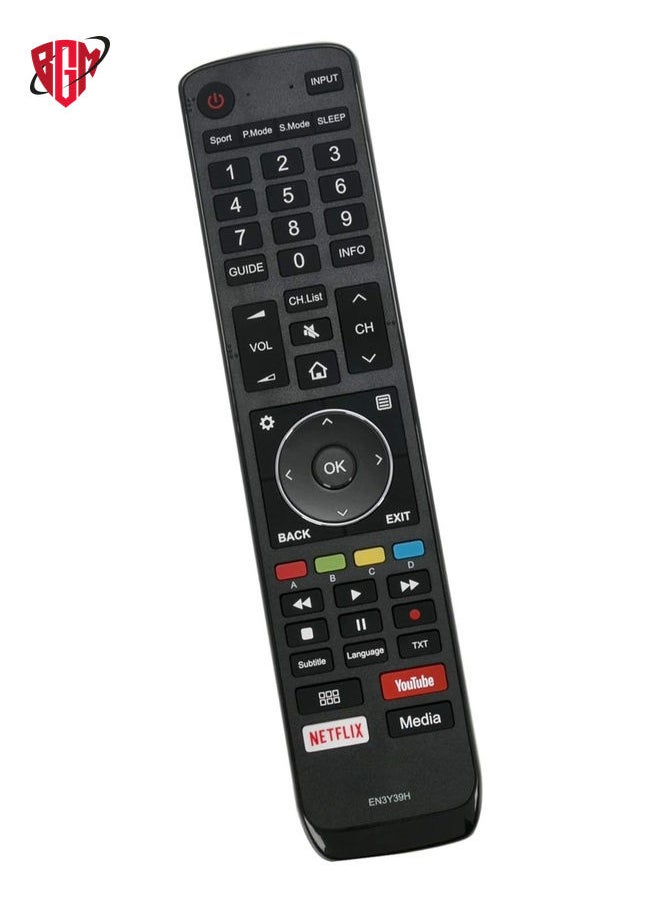 بي جي إم - En3y39H Hisense 4K Uled HDR TV - تم استبداله عن بُعد لـ Hisense TV H43AE6400 H50AE6400 H55AE6400 H65AE6400 H43A6550 H50A6550 H55A6550 H65U9A 50A6500 H55A6500 H65A6500 - Image 1