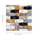 ACUDUDOMA 10Sheet Peel and Stick Tile Backsplash Thicker Design Marble Tiles 12x12 Stick on Backsplash Self Adhesive Backsplash for Kitchen Bathroom Color Marble Black - Image 2