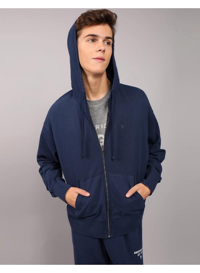 American Eagle AE Fleece Zip-Up Hoodie  - Image 1