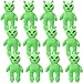 Kathfly 12 Pcs Green Alien Plush Stuffed Animal Alien Figurines Plush Miniature Figurine Plushies for Valentines Day Gifts Easter Basket Stuffers Gifts Party Tiered Tray Decoration - Image 2