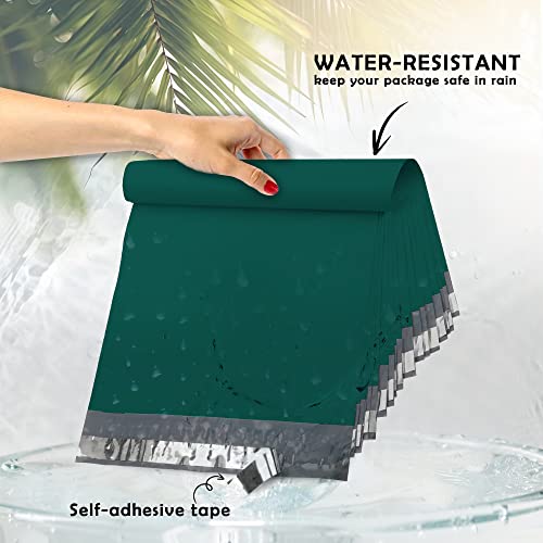 Yens Poly Mailers 12X15.5 100 Pack Green,Strong Self Seal Adhesive Shipping Envelopes Waterproof for Shipping, Mailing, Packaging M5 - Image 3