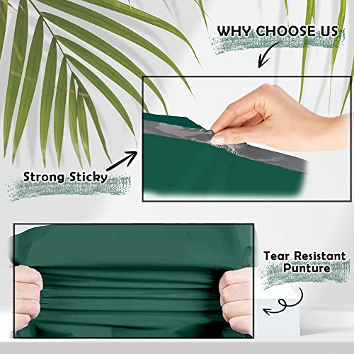 Yens Poly Mailers 12X15.5 100 Pack Green,Strong Self Seal Adhesive Shipping Envelopes Waterproof for Shipping, Mailing, Packaging M5 - Image 4