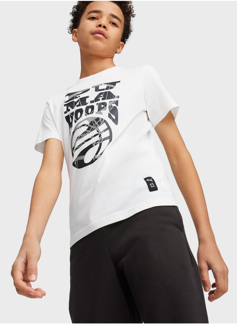 PUMA - Kids Basketball Blueprint T-Shirt - Image 1