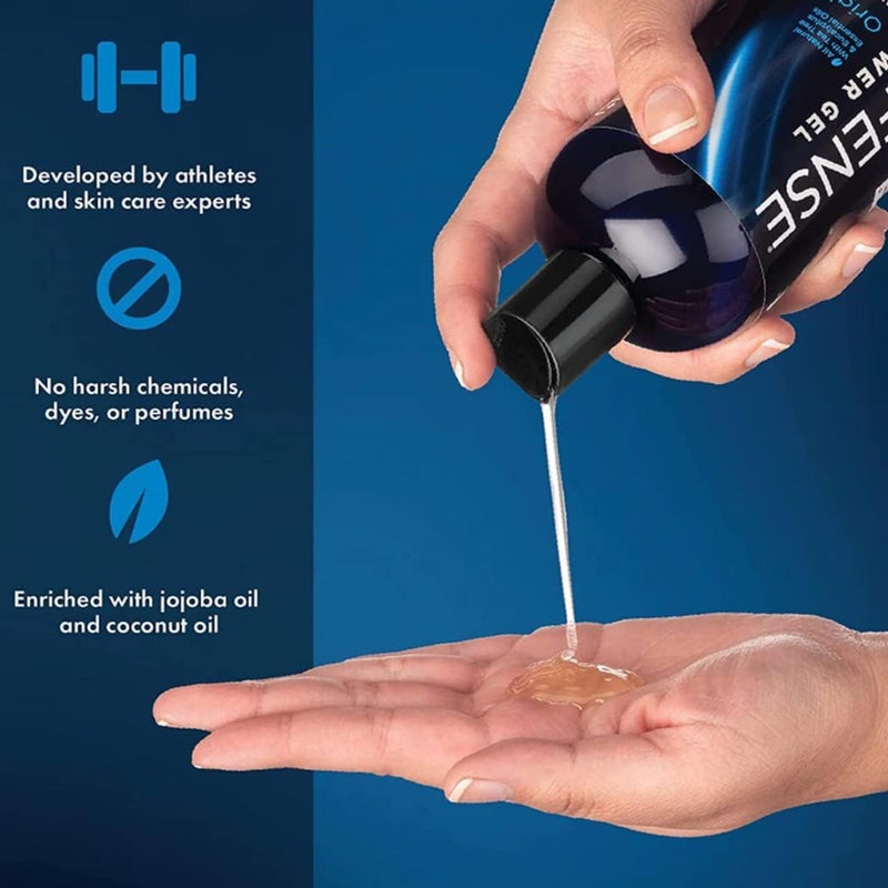 Defense Soap صابون الدفاع غسول الجسم العضوي بشجرة الشاي، 12 أونصة، عبوة من قطعتين - مرطب، للجنسين، عامل تنظيف البشرة، على شكل جل - Image 4