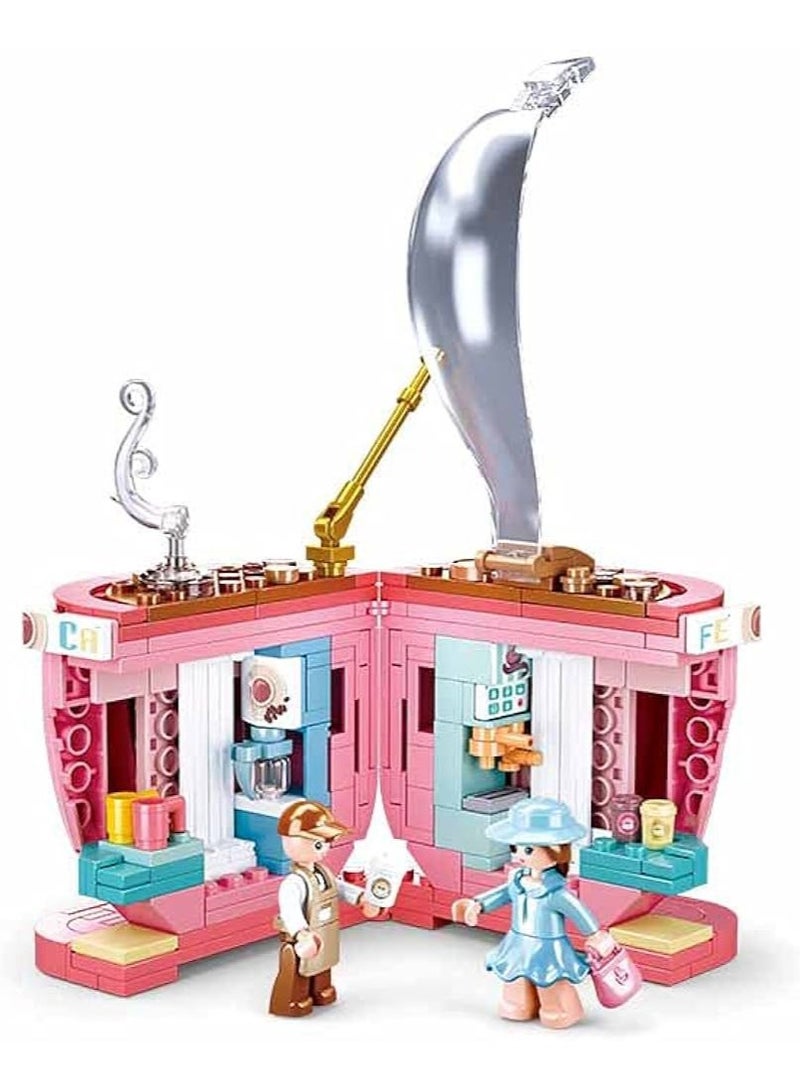 سلوبان Princess building block set in the shape of a large coffee cup, Sluban – Creator Café, 268 pieces. Building blocks, construction block set, kids building blocks, assembly, boys, blocks, girls toys, building game toy, construction toy, boys block sets, large kids blocks, building blocks, character blocks, skill development blocks, kids intelligence blocks. Home toys for children, toys for boys and girls, kids toy, kids toys, children’s toy, group games, educational kids toys, toys, boys toys, toys for 1-year-old children, toys for 6-year-old children, toys. - Image 3