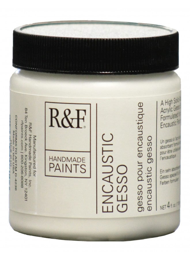 R&F Handmade Paints Encaustic Gesso, 4-Ounce - Image 1