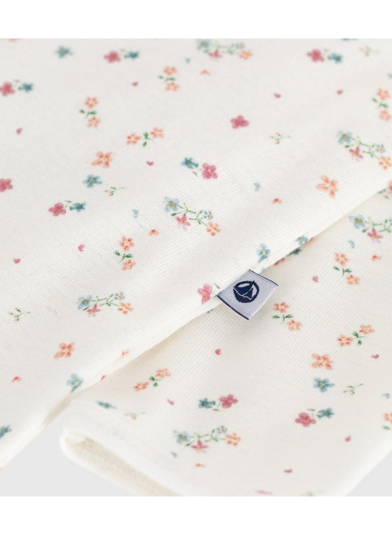 Petit Bateau Babies' footless floral-print cotton bodyjama - Image 5