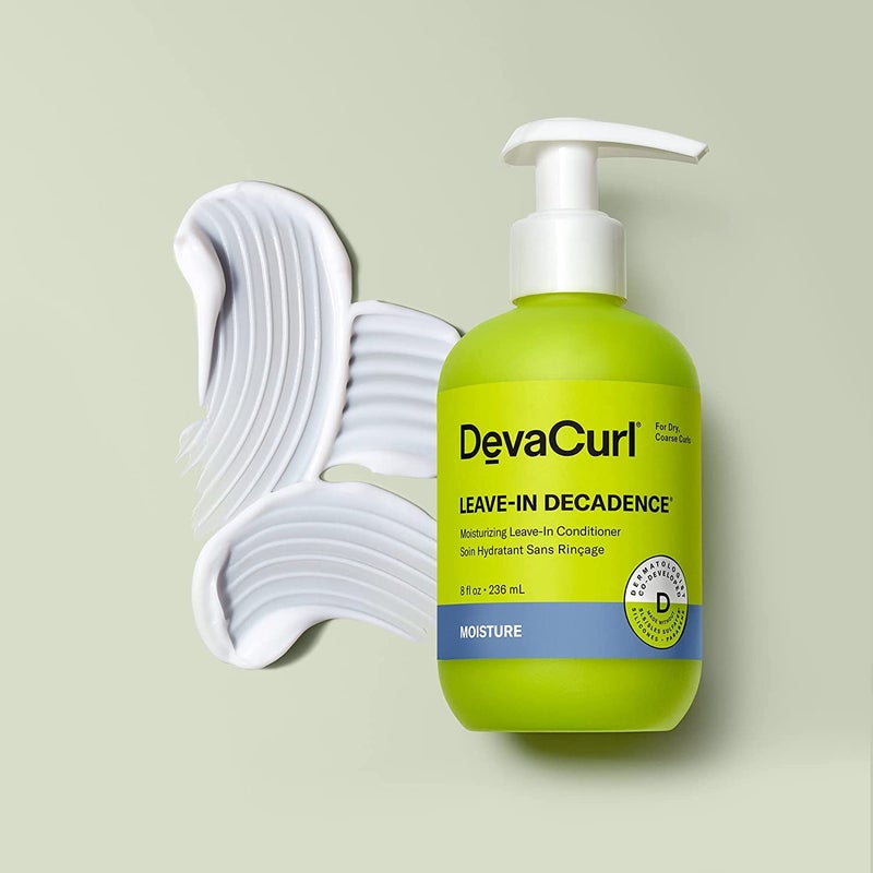 DevaCurl LeaveIn Decadence Moisturizing LeaveIn Conditioner Green Oasis 8 fl oz - Image 2