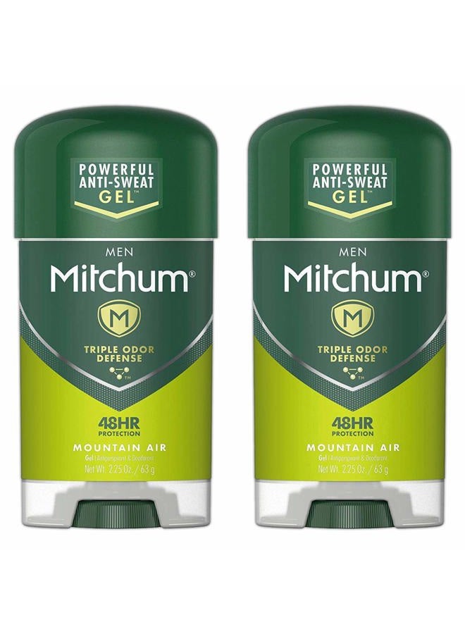 Mitchum Gel Mountain Size 2.25z Mitchum Mountain Air Clear Gel Anti-Perspirant & Deodorant (2-pack) - Image 1