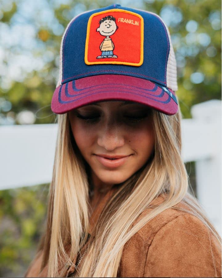 Peter Grimm Peanuts Snoopy Trucker Hat â€“ Adjustable Mesh Baseball Cap, Embroidered Cartoon Patch, Breathable Cotton Front, Curved Brim Dad Cap, Unisex One Size - Snoopy Hat White - Image 3