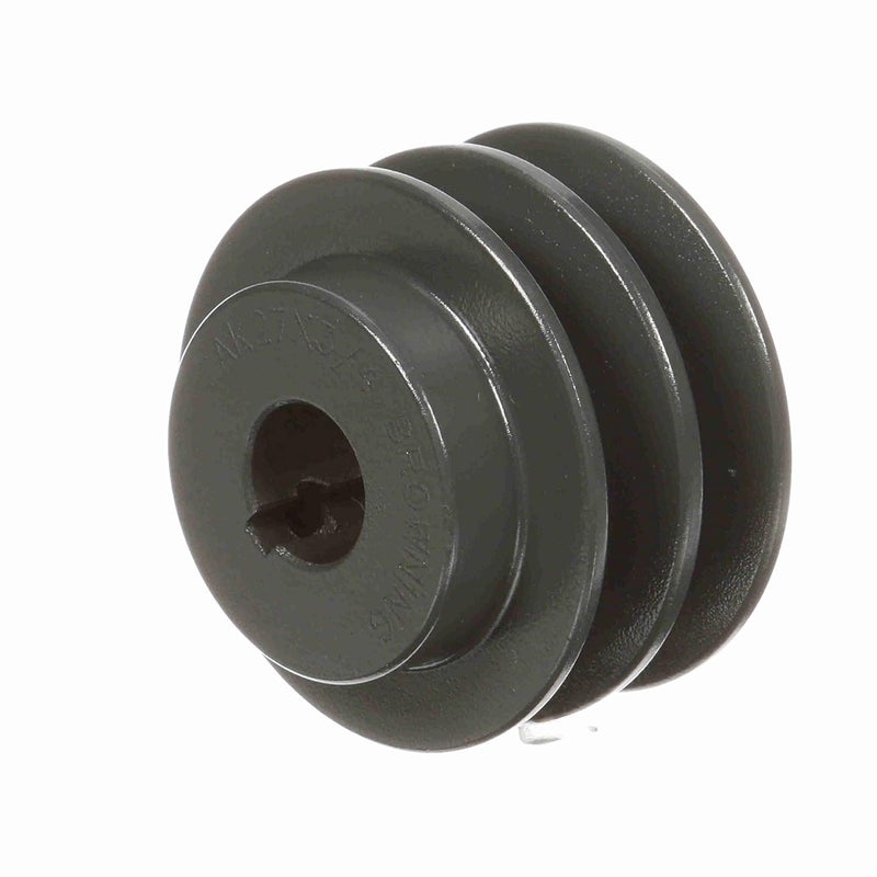 2AK27X3/4 بكرة مثقوبة منتهية، 3/4" مثقوبة، تستخدم حزام 3L، A، 2 أخاديد