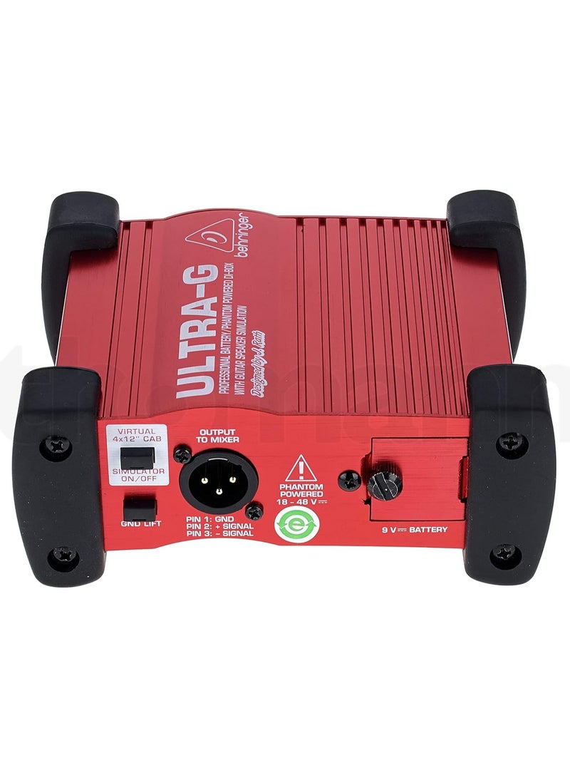 behringer صندوق حقن مباشر نشط لمحاكاة مكبر صوت الجيتار GI100 من بيهرينجر - Image 5